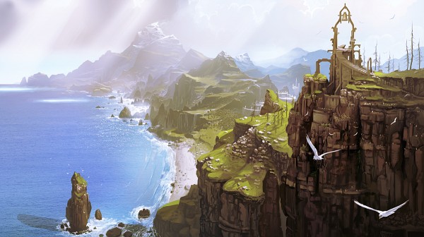 Bell_tower_peak_by_arcipello cg environment bell tower peak