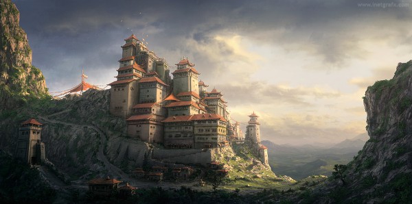 Chinese_Monastery_Concept_by_I_NetGraFX cg environment chinese monastery