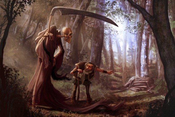 La_mort_et_le_bucheron_by_MarcSimonetti reaper character illustration