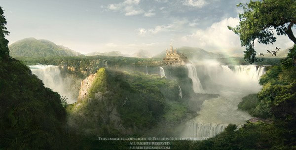 Lost_World___Temple_of_Nature_by_Suirebit cg environment lost world