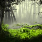 Digital Painting Summer Rain