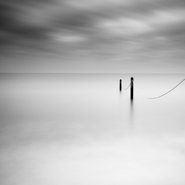 line Long exposure photography sea