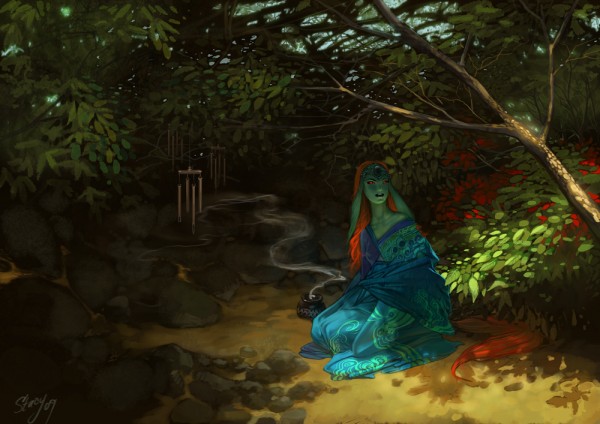 rabbit-girl rabbit girl character illustration