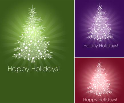 Free Vector Set Christmas