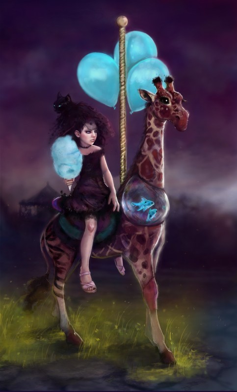 Cotton_Candy_Carousels_by_cypherx Character Illustration Caraousel