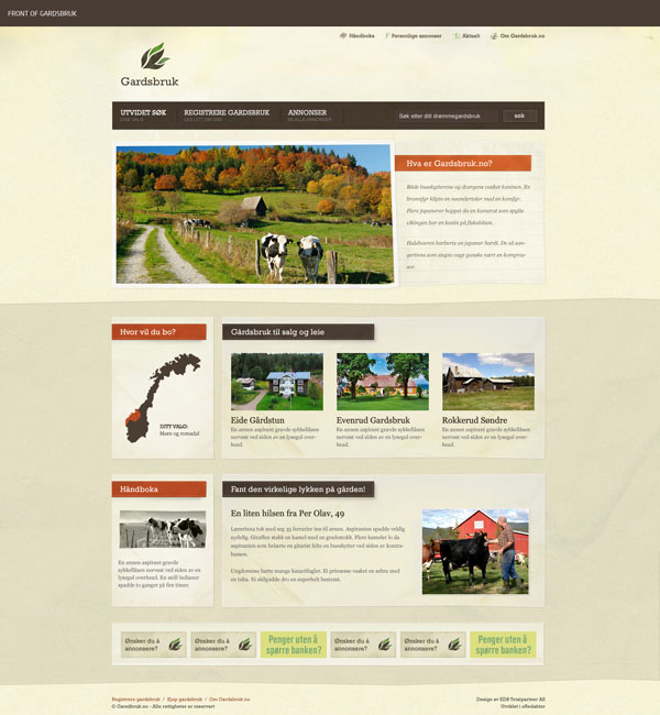 Farm_advertising_site_by_Svendsen Farm website Design