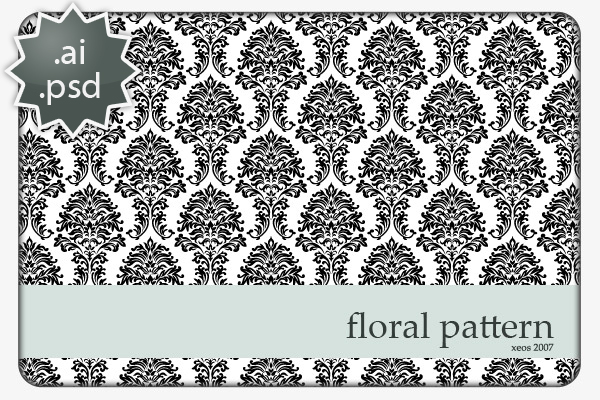 Free Vector Set Floral Patterns