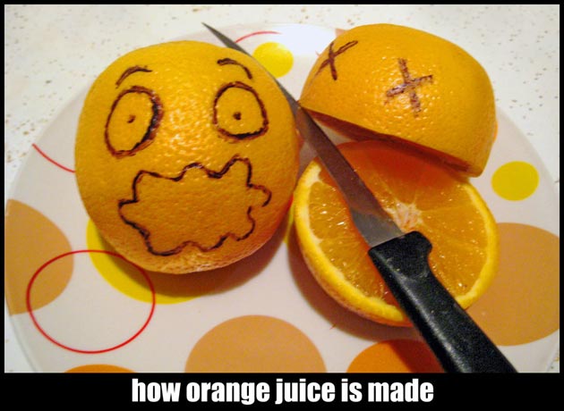 orange juice humor