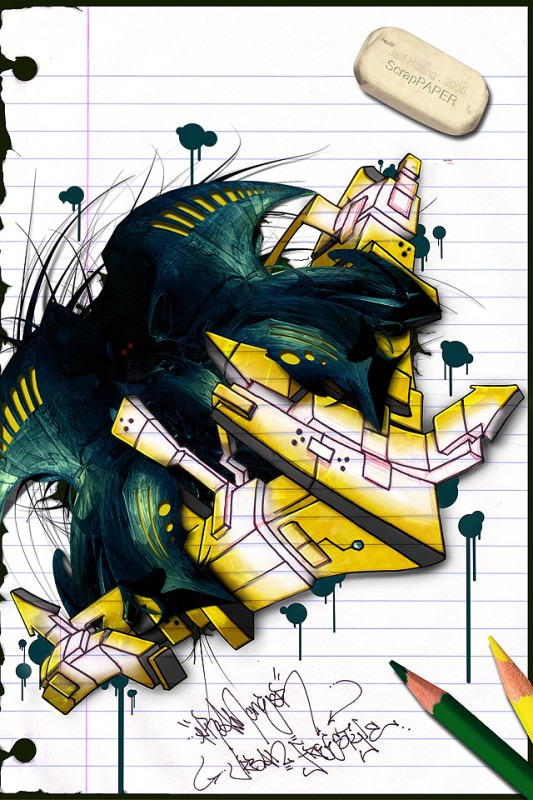 ScrapPaper_by_KhaoticStorM Digital Art Scrap Paper