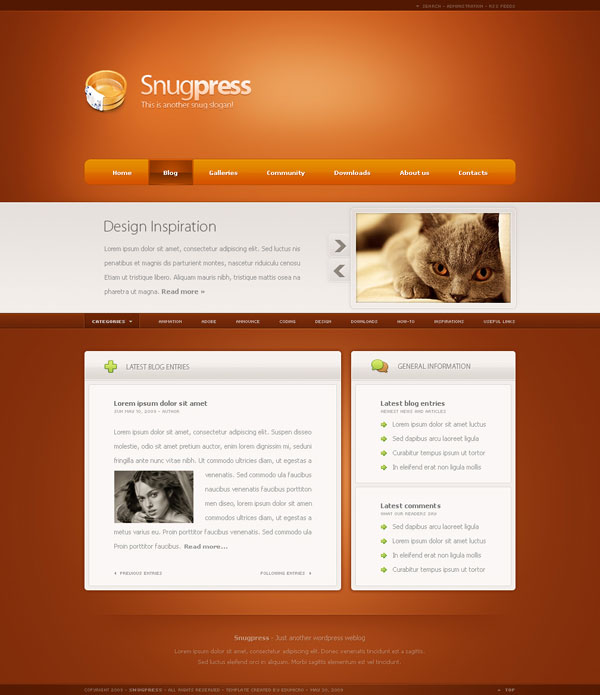 Snugpress_by_edumicro web design snugpress