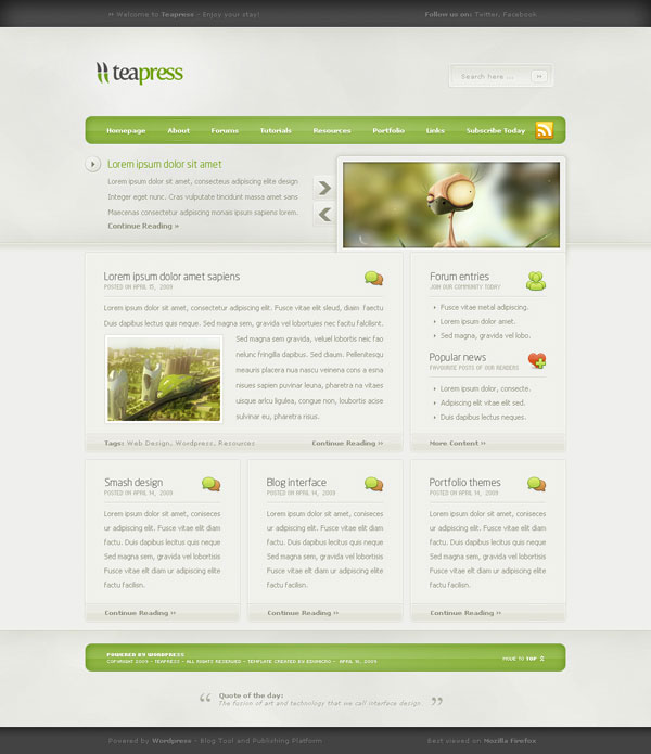Teapress_by_edumicro web design wordpress