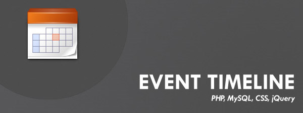 Events Time line php tutorial