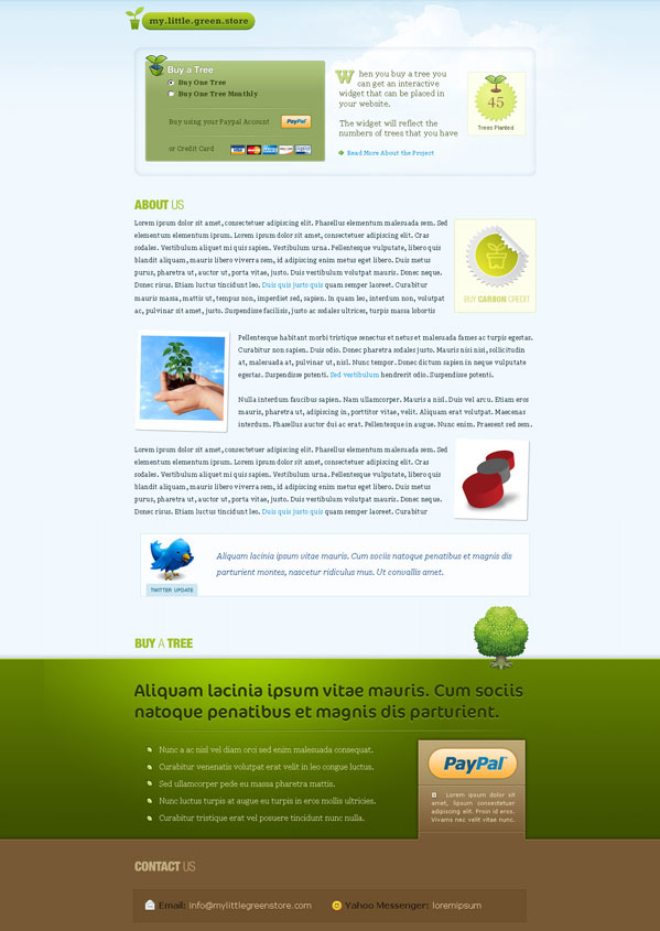 my_little_green_store_1_by_rheyzer Green Web Design