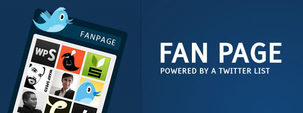 Twitter Fan Page PHP