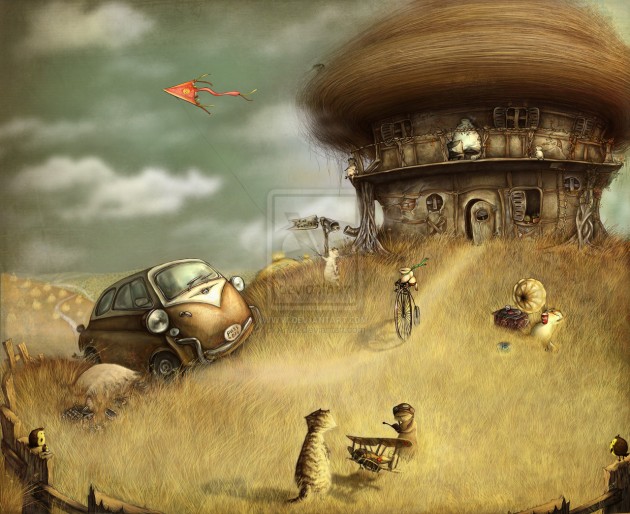 Family_Holidays_by_Anuk Digital Painting Holidays