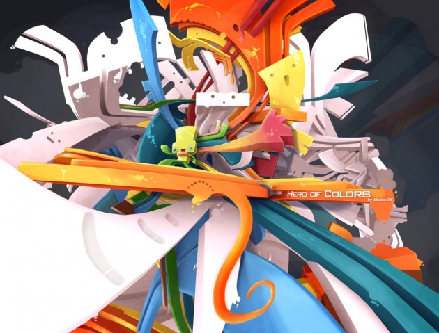 Hero_of_Colors_by_Aikuza_by_Aikuza colorful hero wallpaper