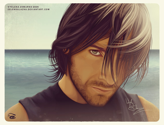 Hugh_Jackman_by_ZELenoglazka vexel illustration hugh jackman