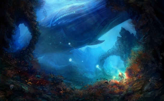 Nautilus_by_MarcSimonetti Digital Painting Nautilus
