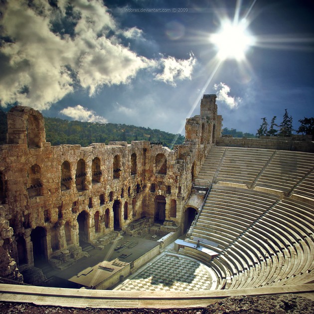 Odeon of Herodes Atticus odeon architecture photography