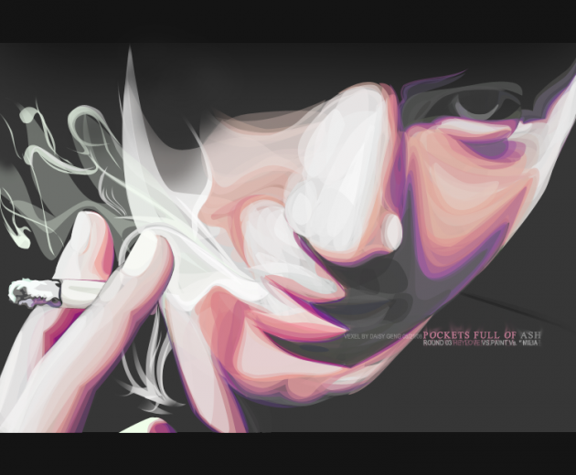 Pocketsful_of_Ash_by_Subcoultre vexel illustration smoke