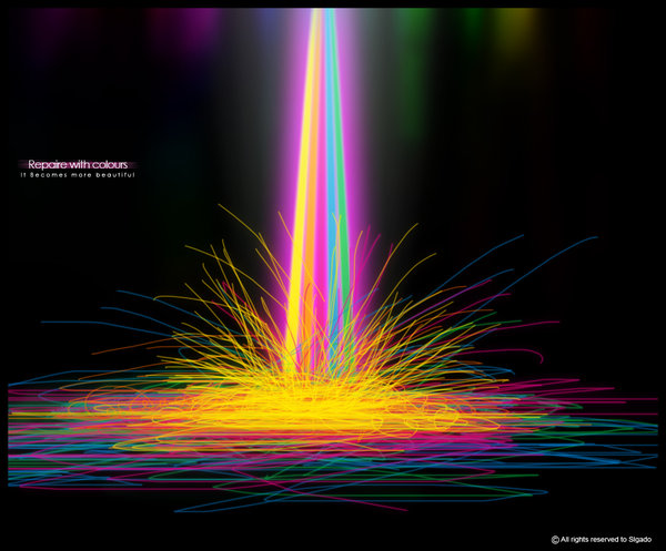 Repaire_with_colours_by_Slgado Color repaire wallpaper