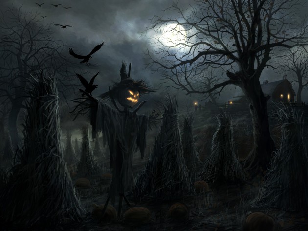 Scarecrow_by_Radojavor Digital painting Scarecrow