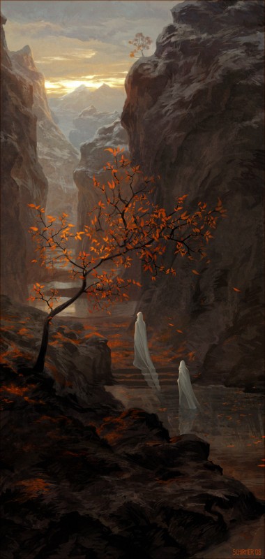 Tree_Of_Lava_by_janaschi Digital Paintings Tree of Lava