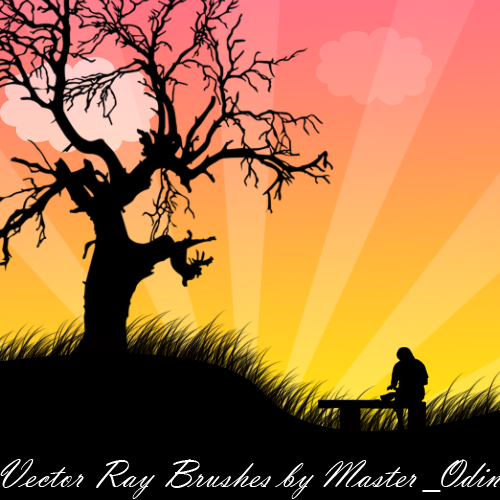 vector ray brush