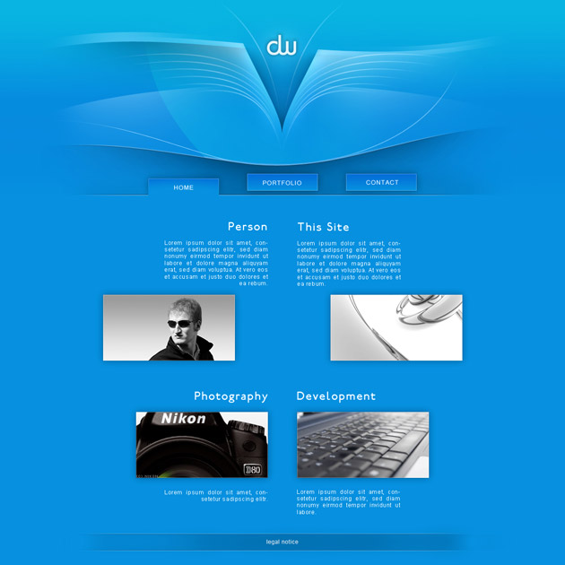 web design and interfaces