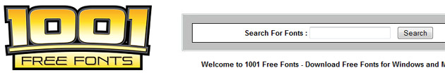 1001 fonts download site