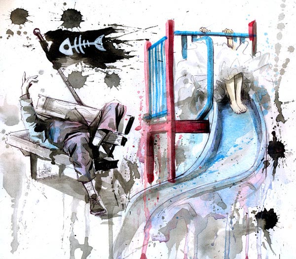 BILLY__s_band_03_by_Lora8 slide traditional painting