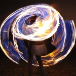 fire performance photography