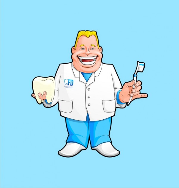 dentist vector illustration