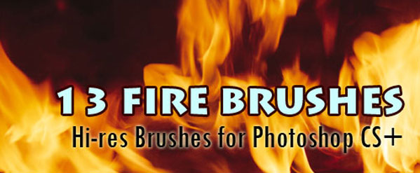 fire brushes pack photoshop
