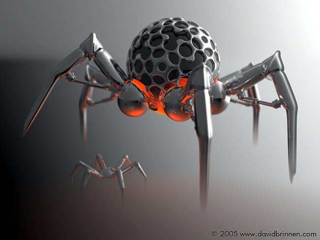insect realistic 3d robot