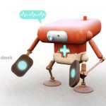 realistic 3d robot illustrations