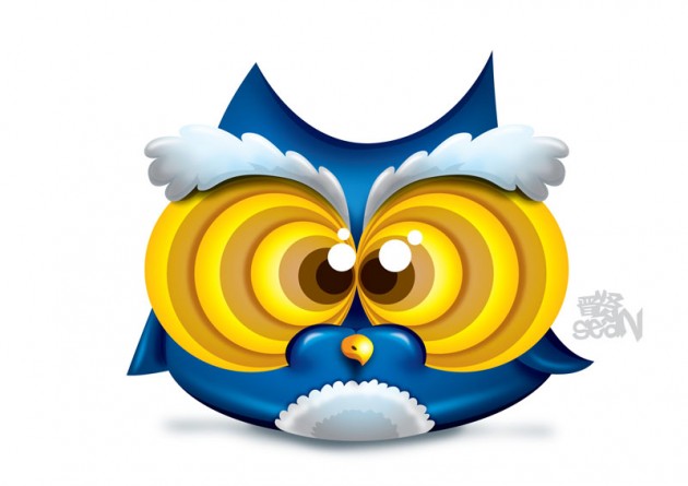 owl vector illustrations