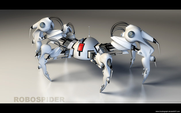 3d robo spider