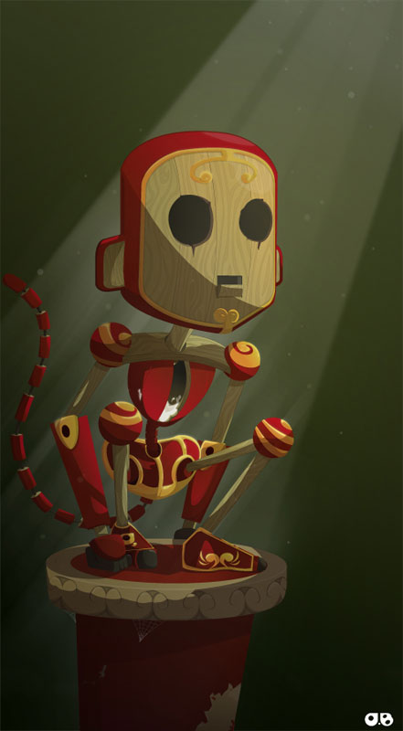 red monkey vector illustration
