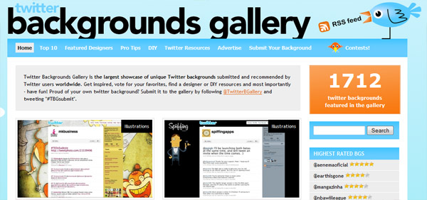 twitter-background-galery twitter background gallery layouts