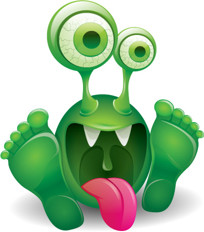 cute monster vector illustration
