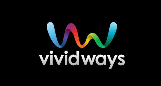 vivid ways logo design