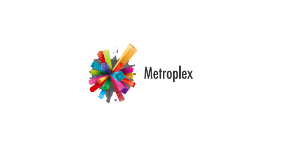 metroplex logo design