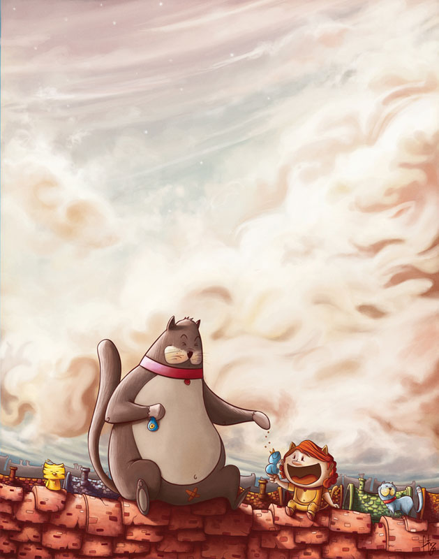 bear creature illustration