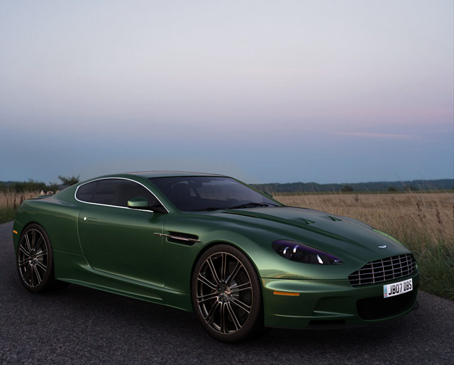 aston martin realistic 3d car
