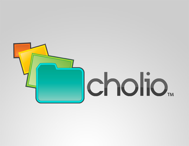 cholio web 2.0 logo design