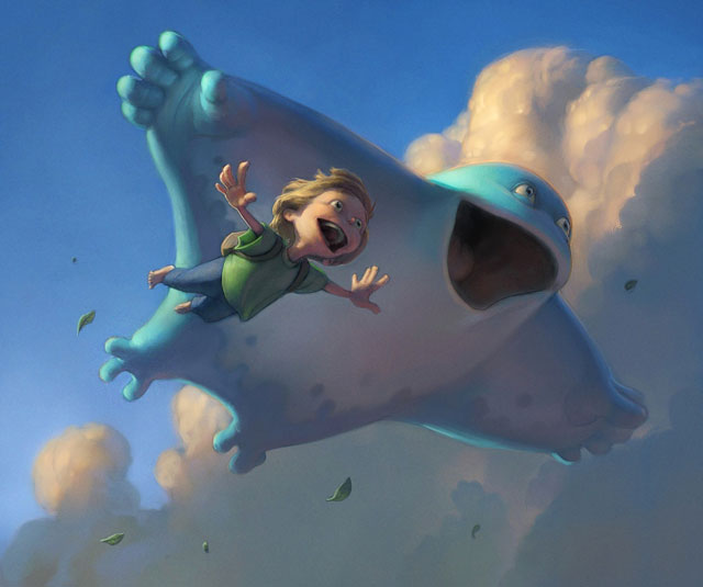 Cloud Companion Character Illustration