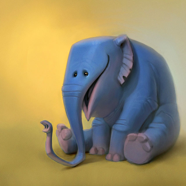 Elephant Character Illustration