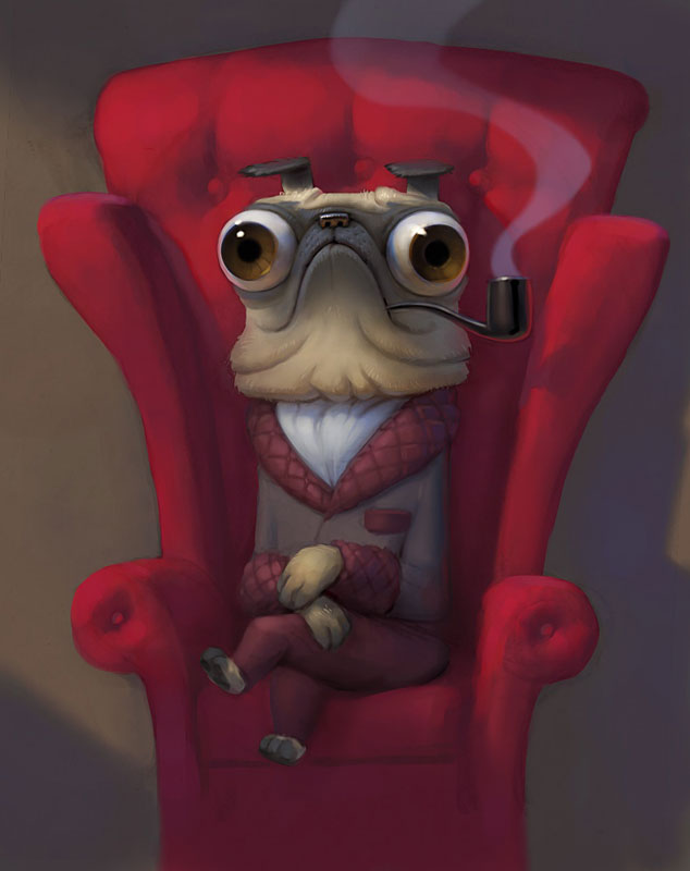 frog lord creature illustration