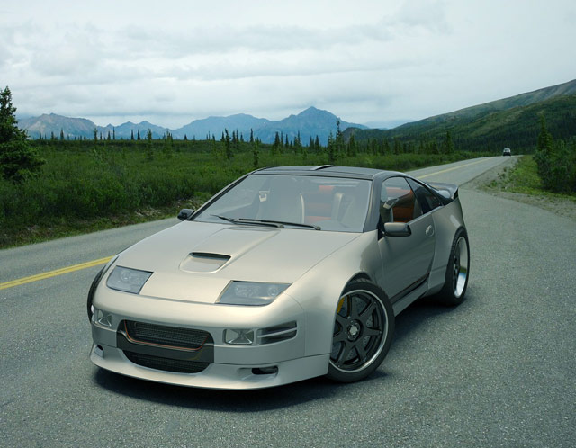 Nissan 300 realistic 3d car